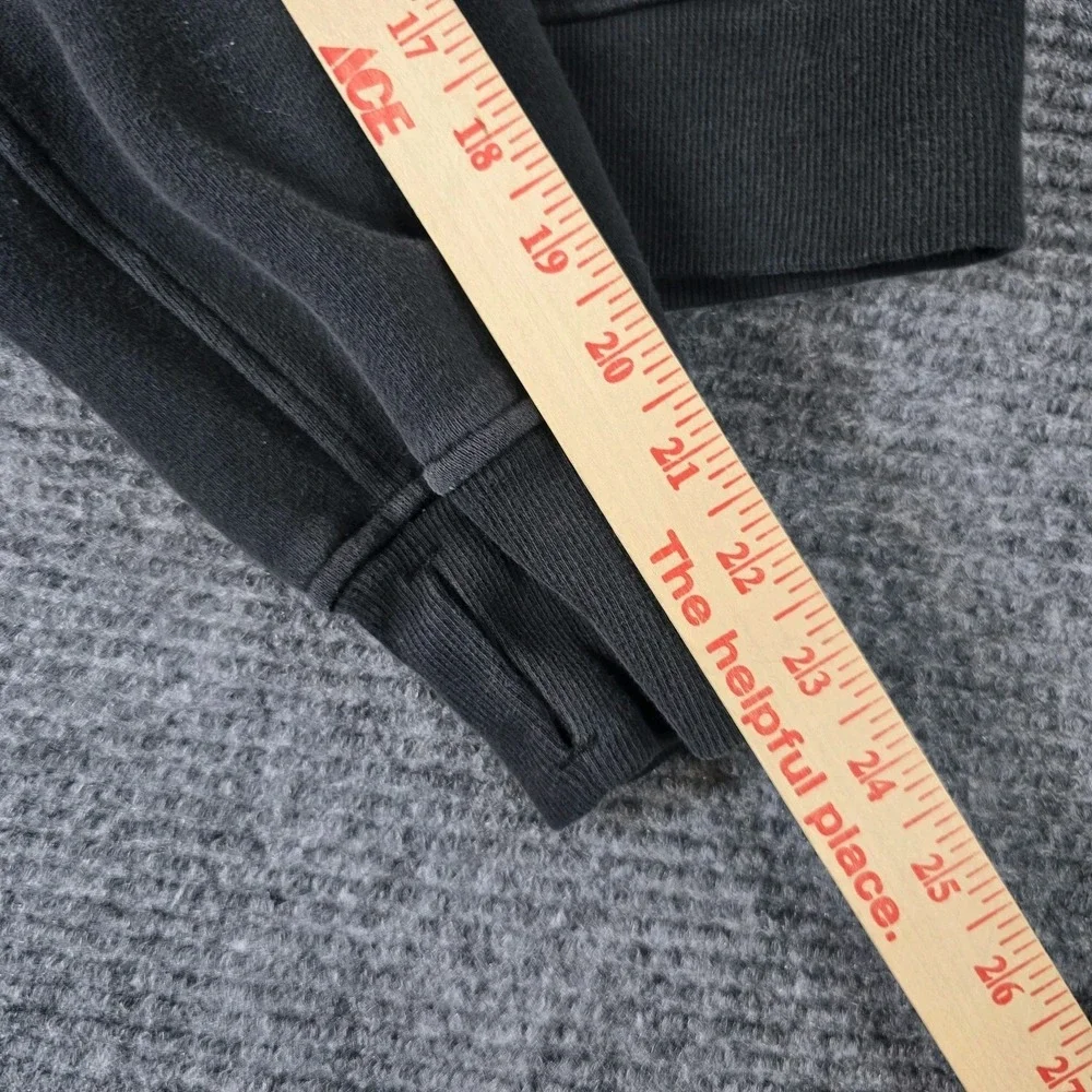 Lululemon Scuba‎ Oversized Cropped Black Half Zip Women's Pullover XS/S